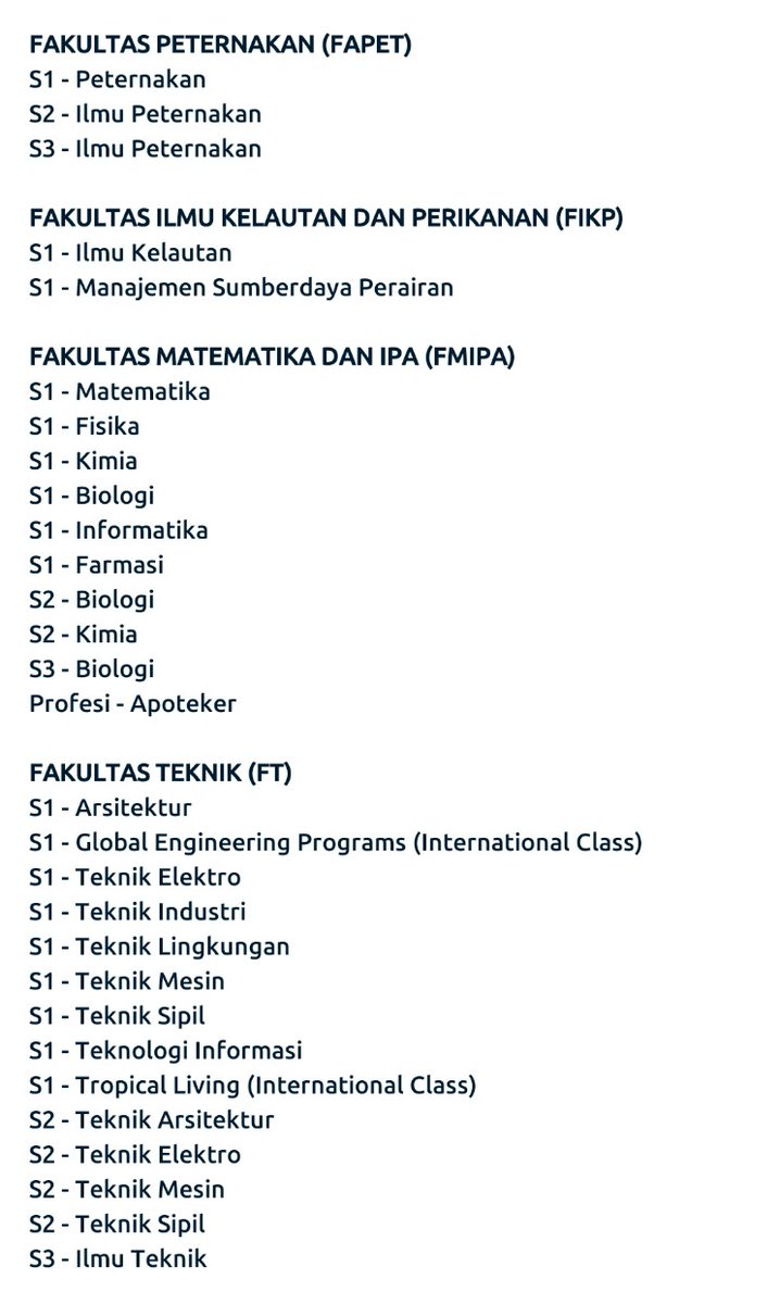 IDGeografi's tweet photo. Universitas Udayana 
Fakultas dan Jurusan

#udayana #GI_fakultasdanjurusan https://t.co/mO8yDeK2xn