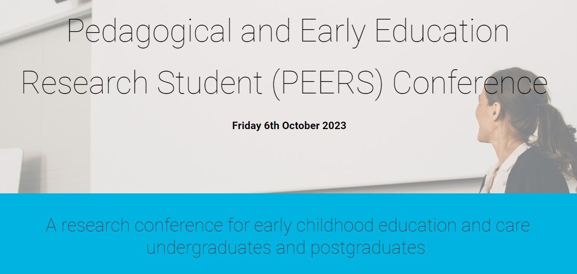 Save the date for the upcoming PEERS Conference, hosted by the CRN Early Childhood Research Special Interest Group! The event will be held on Friday 6th October, submit your abstract or register to attend here! sites.google.com/dcu.ie/peersco…