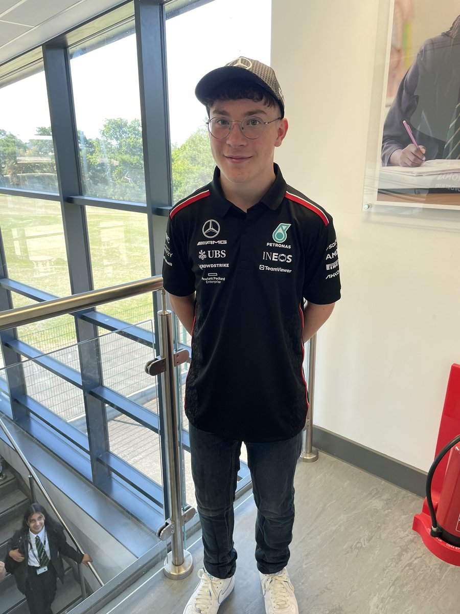 Mason aspires to work in formula one. There’s a range of interests represented today! <a href="/StanboroughS/">Stanborough School</a>