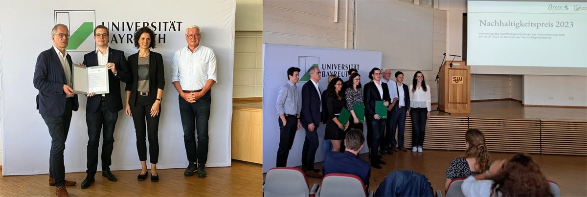 Marschall☼Lab (@labmarschall) on Twitter photo We are very happy that Lion won the 1st place of the 2023 Sustainability Awards of the <a href="/unibt/">Universität Bayreuth</a> for his Master Thesis. We are very proud of you, Lion!
ubtaktuell.uni-bayreuth.de/en/nachhaltigk… We are very happy that Lion won the 1st place of the 2023 Sustainability Awards of the <a href="/unibt/">Universität Bayreuth</a> for his Master Thesis. We are very proud of you, Lion!
ubtaktuell.uni-bayreuth.de/en/nachhaltigk…