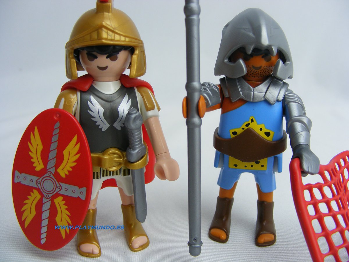PLAYMUNDO's tweet image. ¡Revive la grandeza de Roma con PLAYMOBIL DUO PACK 5817 TRIBUNO ROMANO Y GLADIADOR en Playmundo! ⚔️🏛️ ¡Experimenta emocionantes batallas en la arena con este dúo histórico! 🌟🛡️ #Playmobil #DuoPack #Roma #Gladiador #Diversión #Playmundo