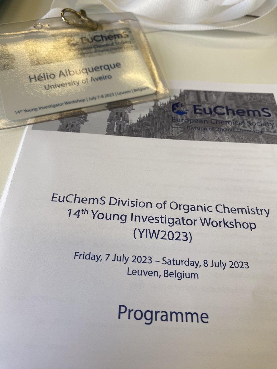 Attending at the #YIW2023 as ⁦<a href="/spquimica/">SPQ</a>⁩ representative!