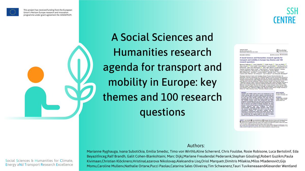 #ReadThis: Happy to see these amazing people liaising on leveraging the importance of #mobility &amp; #SSH as a cross-cutting issue to global challenges
tandfonline.com/doi/full/10.10…

<a href="/paulakivim/">Paula Kivimaa</a> <a href="/OlaLisSTS/">Aleksandra Lis</a> <a href="/OriolMarquet/">Oriol Marquet</a> <a href="/dimilakis/">Dimitris Milakis</a> <a href="/MilosPlanner/">Miloš N. Mladenović</a> <a href="/NathalieOrtar/">Nathalie Ortar</a> @TimSchwanen <a href="/a_wentland/">Alexander Wentland</a>