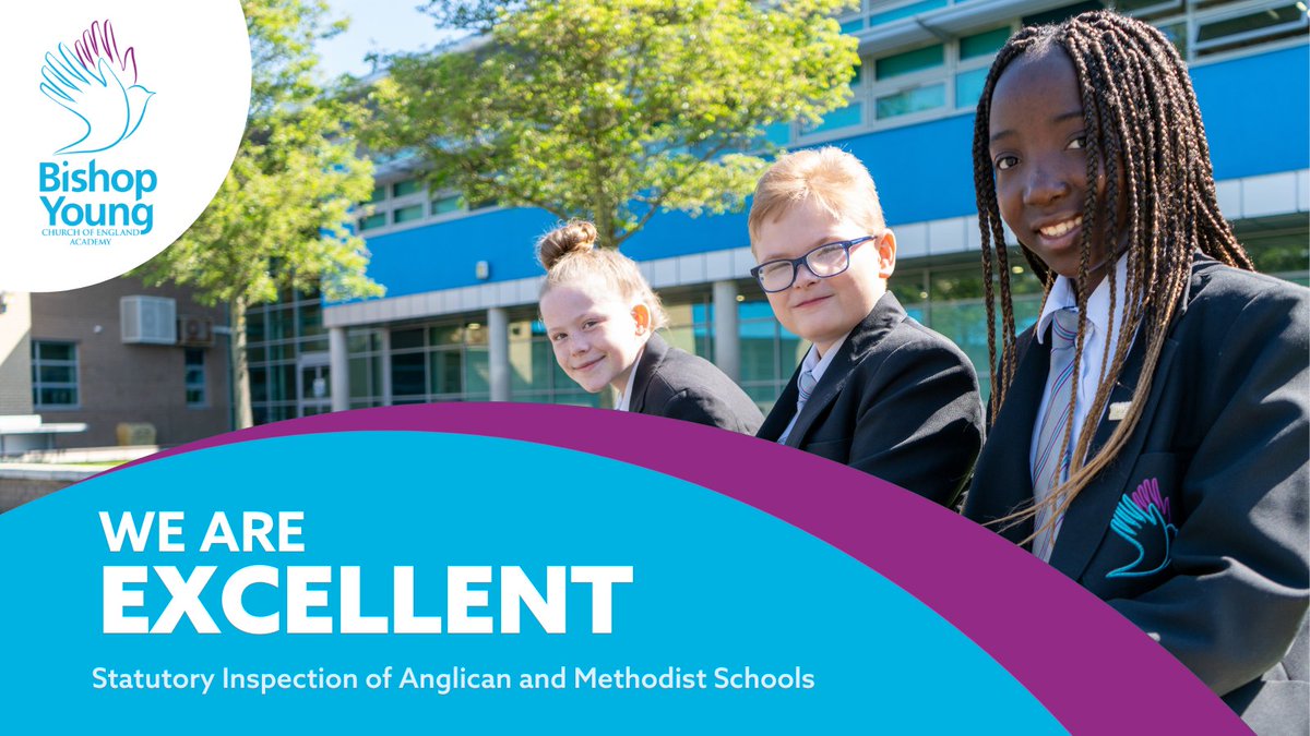 We are EXCELLENT! Following our recent 2 day SIAMS visit, we are delighted to share the full report which highlights our welcoming and inclusive learning environment. Read more: bishopyoungacademy.co.uk/academy-inform… #SIAMS #inclusion #diversity #excellence