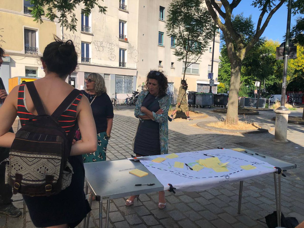 Mairiedu20's tweet photo. 🌳#EmbellirVotreQuartier #Amandiers #Belleville.🚲
Hier, le dernier atelier #CarteSurTable s’est tenu au Belvédère #WillyRonis #Paris20. Les propositions pour l’amélioration de leur cadre de vie seront répertoriées sur 👉https://t.co/IlawaDZFDt. Votez pour vos favorites ! https://t.co/8cIxuIXNfx