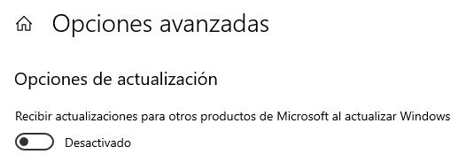 jmunnes's tweet photo. Como comenta mi colega @ipereda tampoco entiendo pq #Microsoft no deja activada #ByDefault las actualizaciones de otros productos @Microsoft . Alguna razón tendrán pq estos no suelen hacer puntada sin hilo. https://t.co/9inT7ifmZP