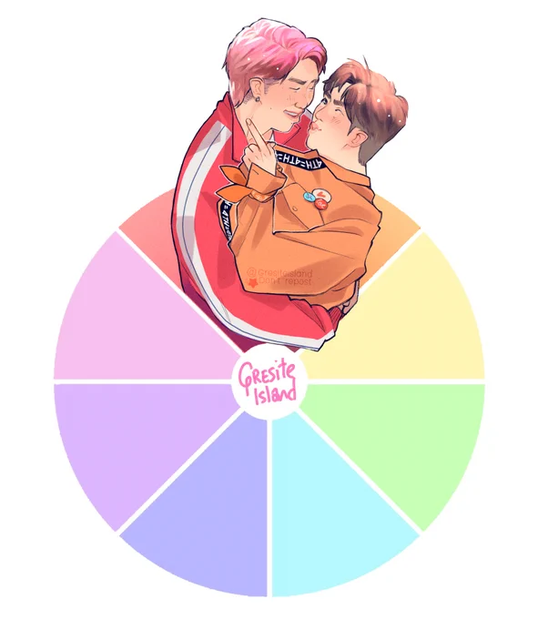 RED & ORANGE ARE DONE!!! Time to choose Yellow & green Namjin!