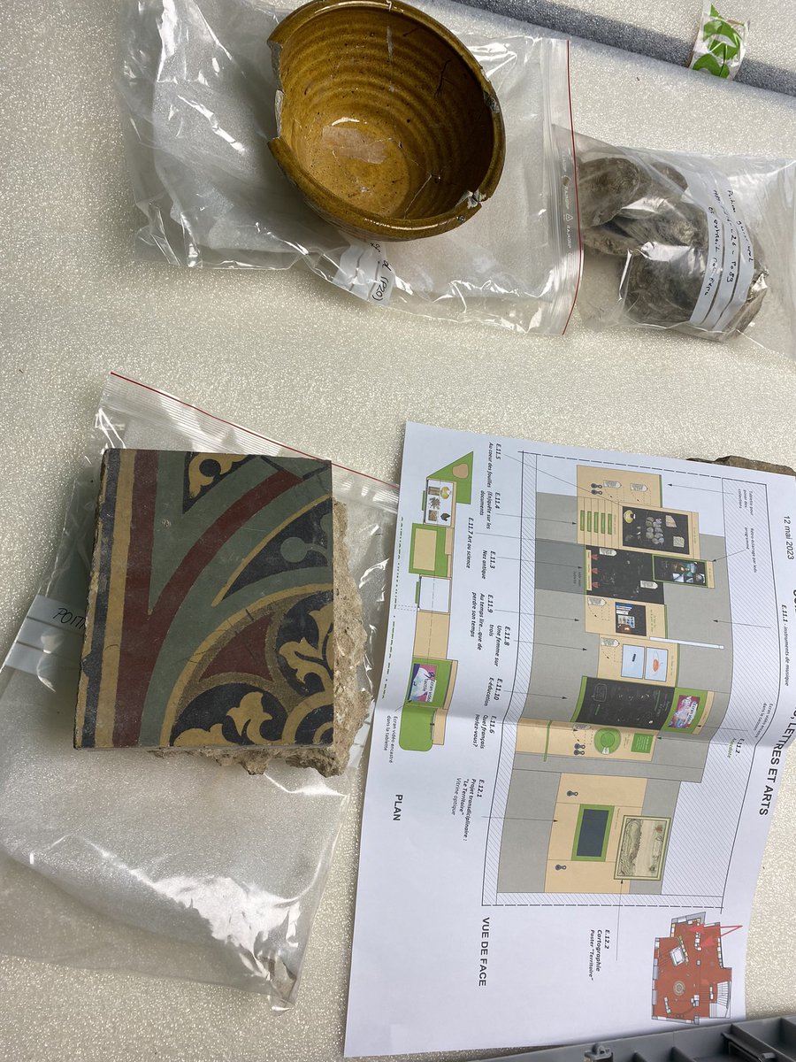 Les objets archéologiques prêtés par le <a href="/MinistereCC/">Ministère de la Culture 🇫🇷</a> DRAC Nouvelle Aquitaine vont trouver bientôt place dans l’espace museal de l’<a href="/UnivPoitiers/">Université de Poitiers</a> ! Merci du partenariat ☺️