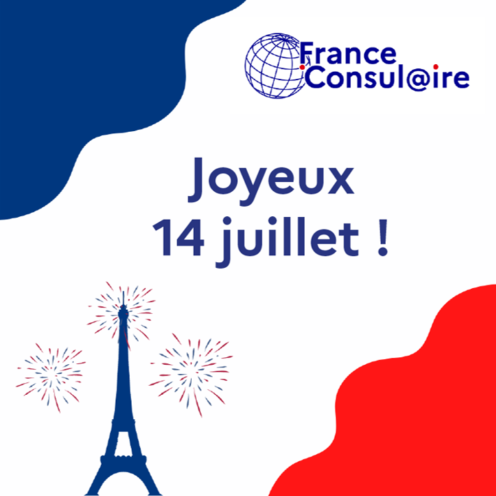 FR_Consulaire's tweet photo. #14juillet | France Consulaire souhaite à toute la communauté 🇫🇷 à l'étranger une excellente fête nationale ! Notre réseau consulaire, présent dans 167 pays, accompagne les Françaises et Français à l'étranger dans leurs démarches. #Servicepublic

ℹ️ https://t.co/89BelPks5v https://t.co/JmsLaO0bXR