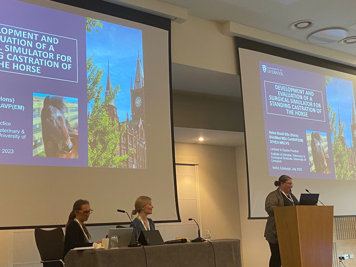 Helen Braid (@smell07) on Twitter photo Very kind of <a href="/SVMS_COI/">SVMS Centre of Innovation</a> to say! I was honoured to present the project at <a href="/VetEd2023/">VetEd2023</a> at <a href="/EdinburghUni/">The University of Edinburgh</a>. I was happy to present the results of some of my work undertaken at <a href="/LivUni_IVES/">Inst of Infection Veterinary & Ecological Sciences</a>. #veted #veted2023 #research #veterinary #edinburgh #equinevet #liverpooluni Very kind of <a href="/SVMS_COI/">SVMS Centre of Innovation</a> to say! I was honoured to present the project at <a href="/VetEd2023/">VetEd2023</a> at <a href="/EdinburghUni/">The University of Edinburgh</a>. I was happy to present the results of some of my work undertaken at <a href="/LivUni_IVES/">Inst of Infection Veterinary & Ecological Sciences</a>. #veted #veted2023 #research #veterinary #edinburgh #equinevet #liverpooluni