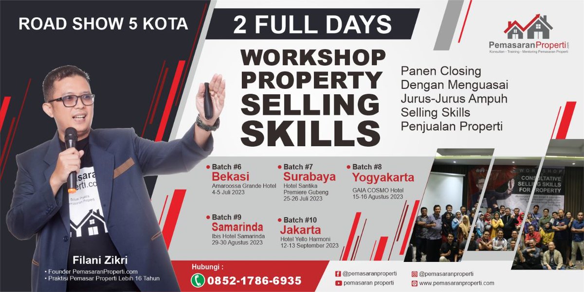 andri_properti's tweet photo. Kemarin ikut workshopnya yg di Bekasi, rekomended nih buat sales marketing properti..
Next event di Surabaya, arek2 suroboyo jgn sampe ga ikut! Daftar disini! https://t.co/ZraRSZFG8B
PLANGA PLONGO FIFA cak nun hujan #surabaya #infojatim #infoevent #agentproperti https://t.co/Xz26IeiphT