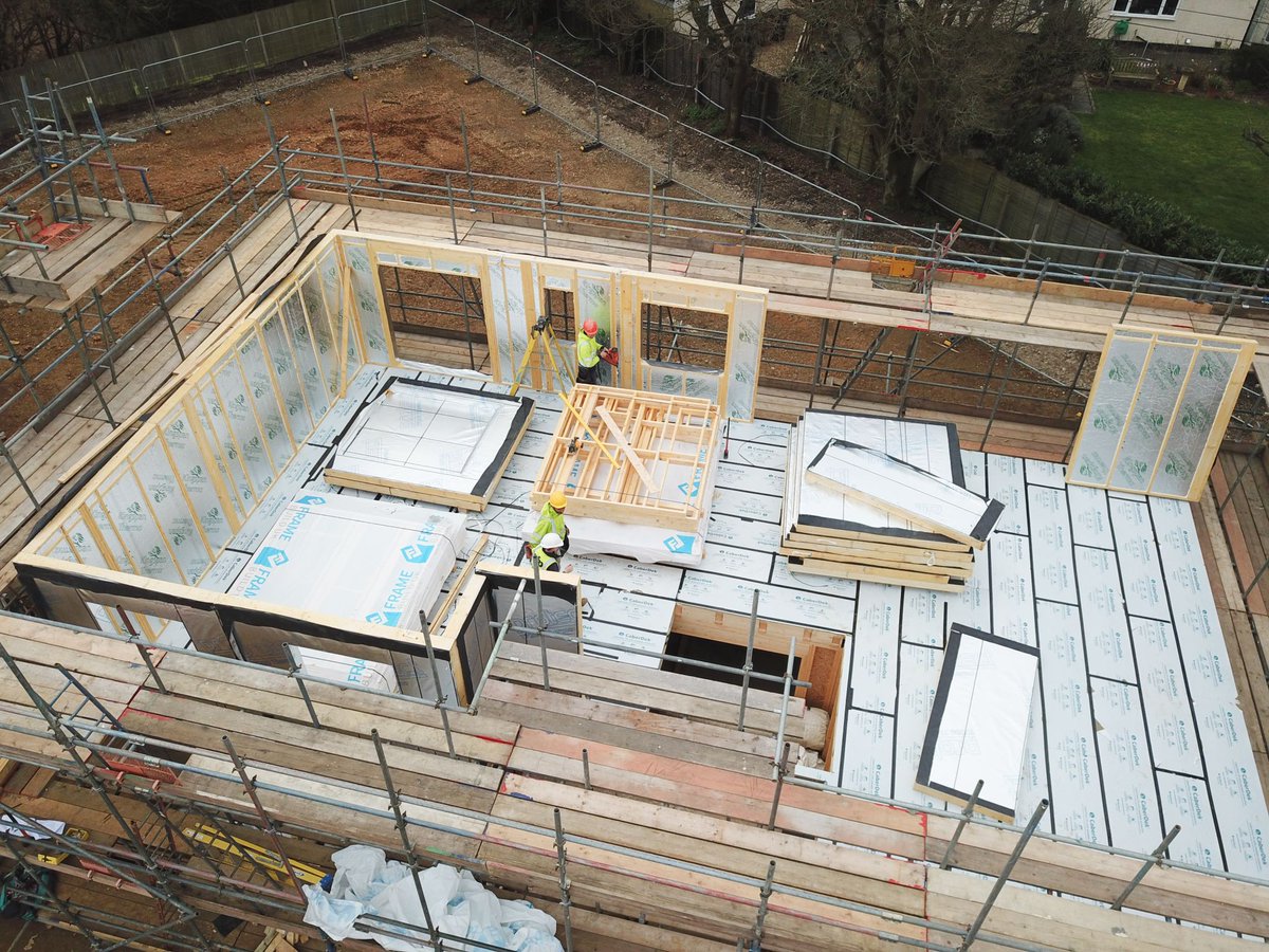 framebuilduk's tweet photo. How was this Timber Frame system installed on all 8 plots in 8 weeks? Two plots were built at the same time to reduce deliveries, crane usage, and labour. https://t.co/jI7PoD89XY #TimberFrame #SpeedOfBuild 

Request an Estimate!
Forward your plans to sales@framebuilduk.co.uk https://t.co/oUNqpBTE8x