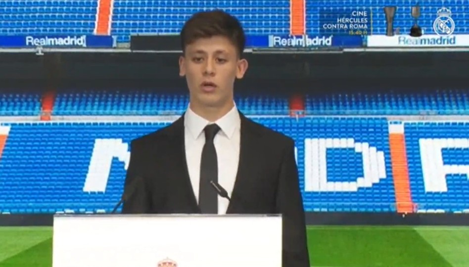 Arda Güler: "Bu kulübün bir efsanesi olmak istiyorum. Burada olmaktan dolayı çok mutluyum. Beni destekleyen herkese çok teşekkürler."