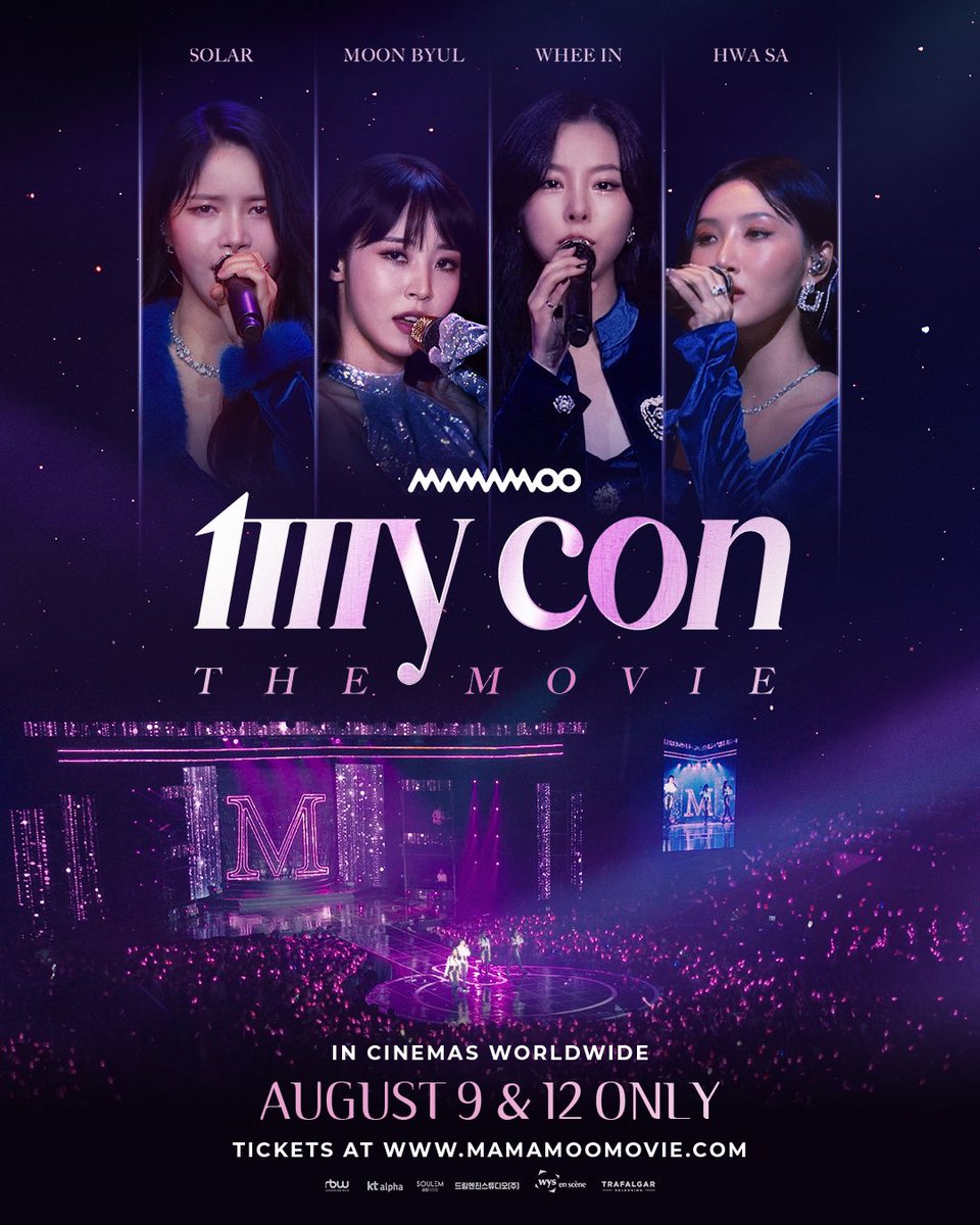FR_MAMAMOO's tweet photo. 📢 • Info | 230707

Le film de mamamoo sort le 9 &amp; 12 Août

Les tickets seront mis en vente vendredi 14 Juillet

Retrouvez les détails:
🔗 https://t.co/OVhi2NOldP

#MAMAMOO #MamamooMovie 
#MY_CON_THE_MOVIE #MY_CON
___
🦊 https://t.co/96jDyP58Qb