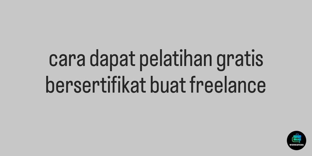 worksfess's tweet photo. work! dimana ya guys? aku baru mau mulai dari 0 tapi ga tau gimana dan ga punya skill https://t.co/M7uzqRl87F