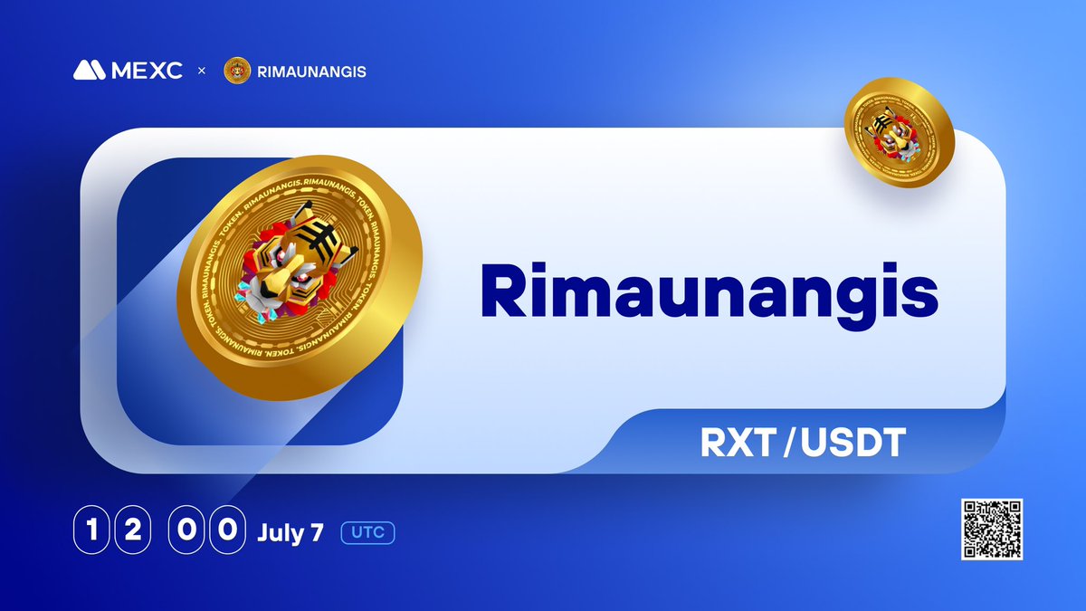 MEXC's tweet photo. Happy to announce that the @RimaunangisRXT Kickstarter has concluded and $RXT will list on #MEXC!

🔹Deposit: Opened
🔹RXT/USDT Trading: Jul 7, 12:00 (UTC)

Details: https://t.co/8HcPXwhcP6 https://t.co/9eWl10SbkW