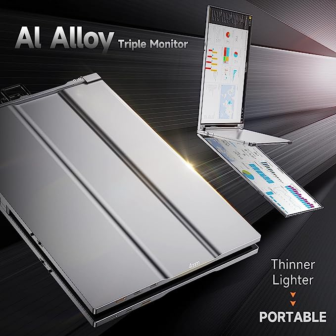LiminkMonitor's tweet image. The laptop screen extender has made a groundbreaking leap from plastic to aluminum, revolutionizing the industry.
We proudly announce that we are pioneers in this field! 👏 
#llimink #lliminklk14 #triscreen #monitor #techtrends #amazonmusthaves #laptopaccessory
