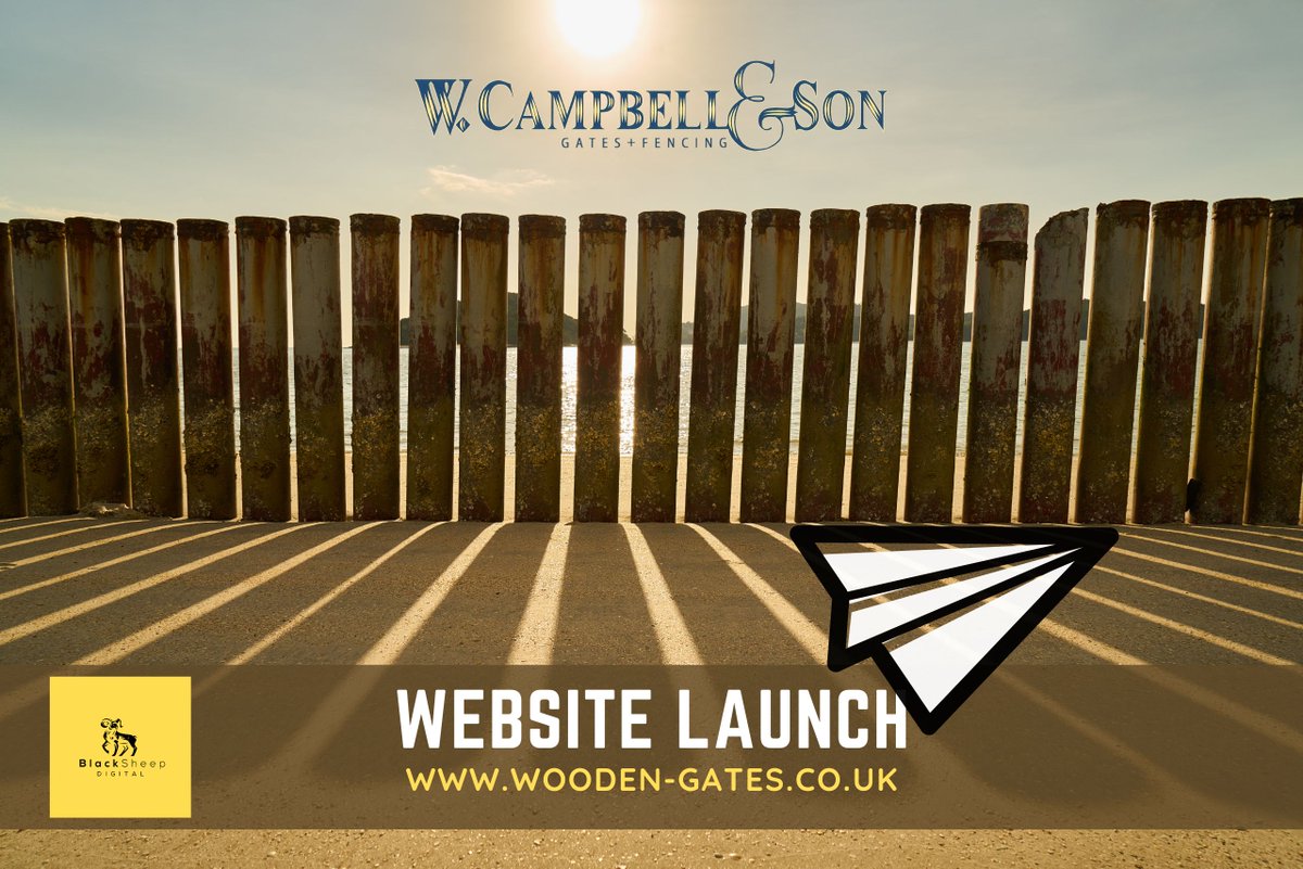 blacksheepdigi's tweet photo. Just completed another new website featuring a fresh  design, more in line with the company's branding. If you are looking for Bespoke Wooden Driveway Gates then look no further than W Campbell &amp; Son - Wooden Gate Specialist &amp; Fencing Contractor.
https://t.co/TNsvJ2qLdu https://t.co/c0es3LFhTX