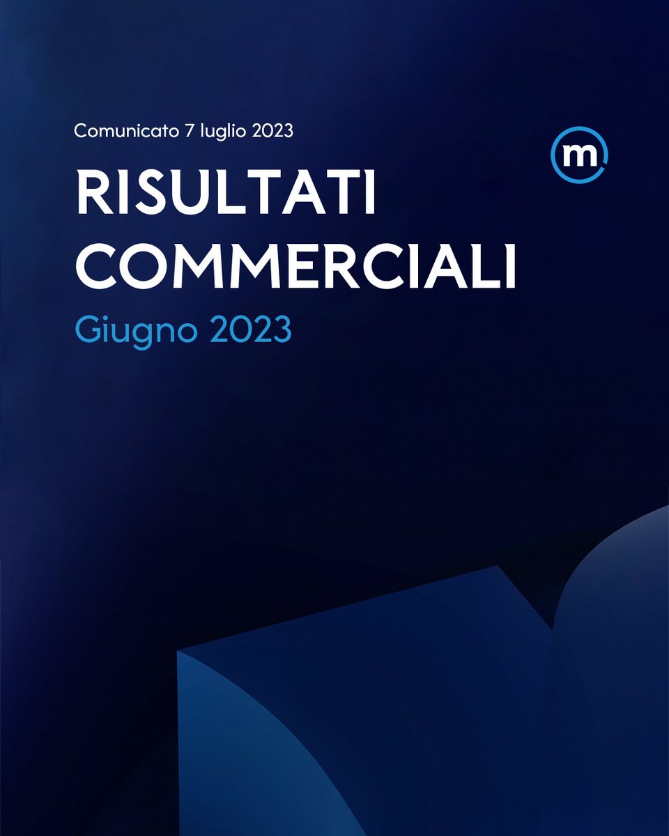 I risultati commerciali di giugno 2023 sono online con il commento di 𝐌𝐚𝐬𝐬𝐢𝐦𝐨 𝐃𝐨𝐫𝐢𝐬, Amministratore Delegato di #BancaMediolanum.

Qui il comunicato stampa completo: bmed.it/risultatigiugn…

#CostruitaIntornoATe #MediolanumInforma
