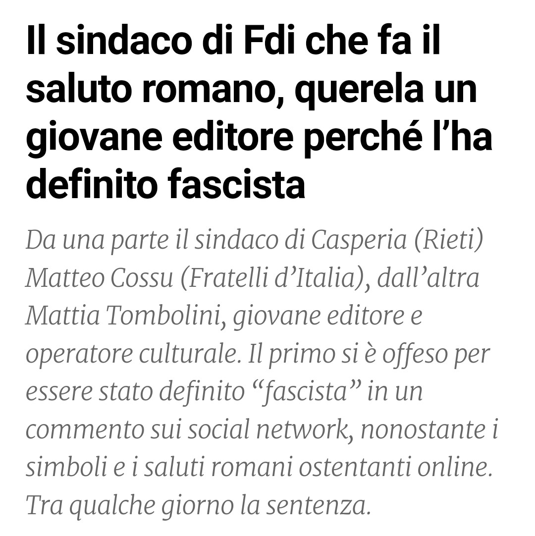 AndreaPecchia1's tweet photo. La #matrice era abbastanza chiara però
#Cossu #MatteoCossu #FratelliDItalia #LaRussa https://t.co/0cO0ymJEXe