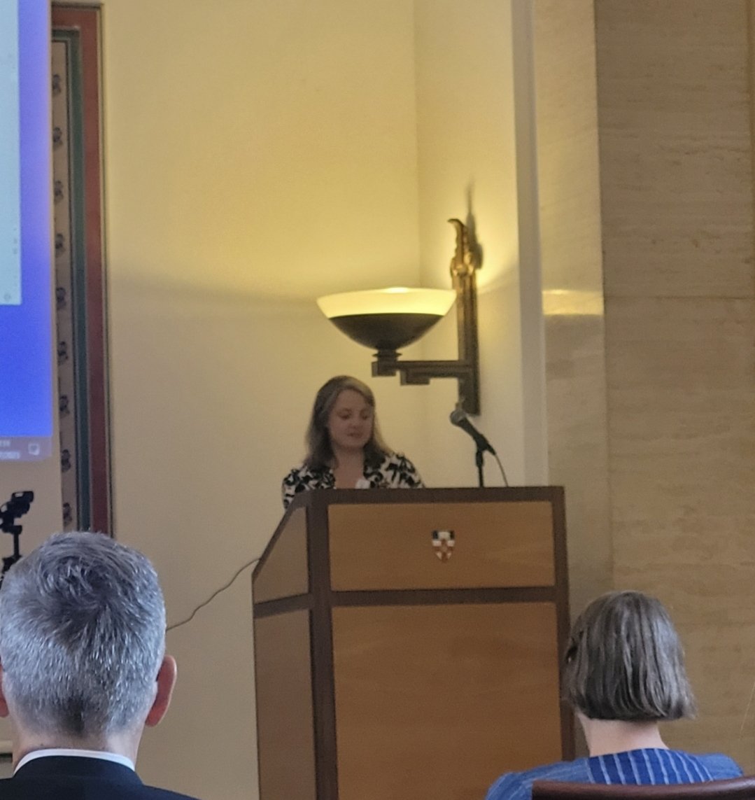 Belladonsah's tweet photo. The impressive Marion Turner, author and historian, on women in Langland's London
 @IPPSLondon2023 https://t.co/qbosBmQezm