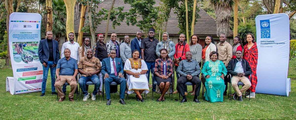 🌍 The <a href="/UNDP/">UN Development</a> #ClimatePromise is making global impact! 
With a commitment to support 100 countries in enhancing their #NDCs, it has scaled up support to 120 countries, including Kenya &amp; this week, we held induction for cohort 1 recipients of the #ClimateChange grants.
#ActNow