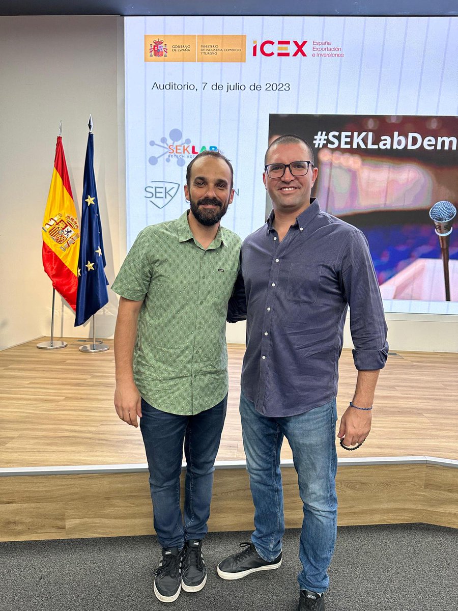 jcmilena's tweet photo. Junto a un super emprendedor! Referencia en #neurociencia aplicada en #edtech, en #IA para definir perfiles cognitivos para personalizar #educación de niños, y sobre todo un socio brutal en @mindsetneuroedu, impulsada por @climbspot. Bravo @JoanPozuelos ! #seklabdemoday @SEK_Lab https://t.co/dKSkck4gN9