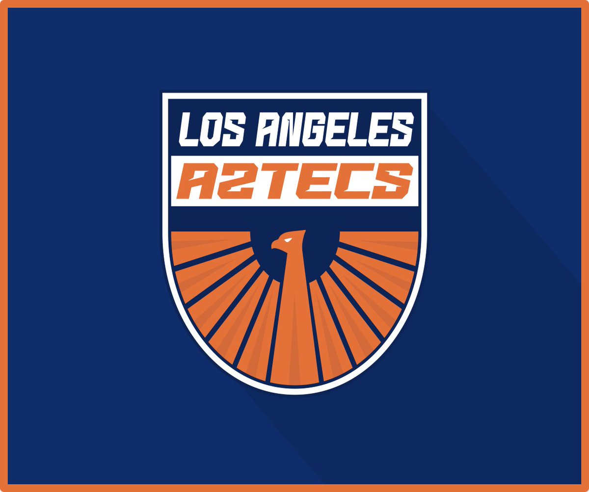 designfootball's tweet photo. This Los Angeles (LA) Aztecs club badge by member ferrusmanus would look superb on a shirt.
It's been entered into the current stage of the Defunct Club Crest Redesign challenge.
#DCCR https://t.co/2UGziPgFPx