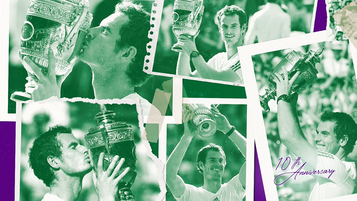 7 July, 2013 Andy Murray wins #Wimbledon to end 77-year wait for a British men's champion on a day of national celebration. 7 July, 2023 Relive the occasion in a long read on a day when Murray could earn his biggest SW19 win by ranking since. bit.ly/46BjSQB