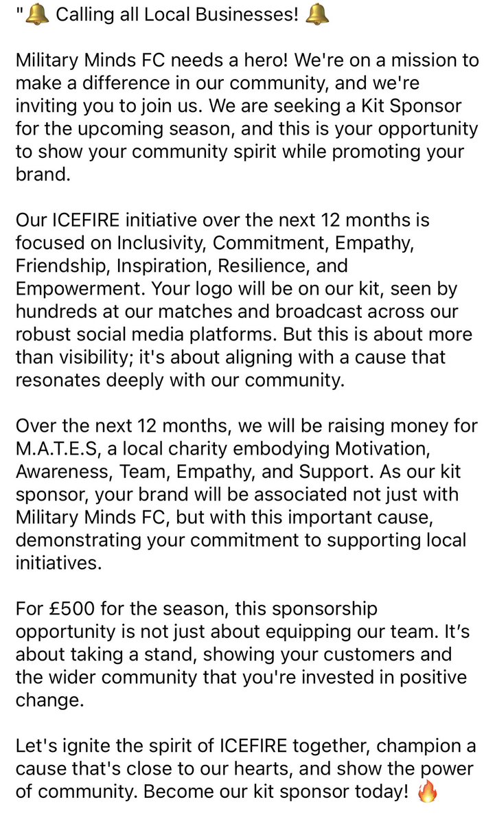 military_fc's tweet photo. Contact us if you’re interested! 👀 Retweets &amp; Tags are appreciated ✌🏻 #TogetherWeEndeavour #ICEFIRE https://t.co/kj9SdvErDK