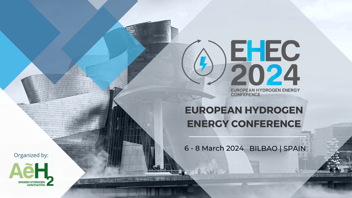 PTe_H2's tweet photo. 📣 Descubre los últimos avances técnicos e industriales del #hidrógeno en @EHEC_2024 

 🗓️6-8 Marzo 2024 
📍@BEC_Bilbao 

🔹 Asiste a conferencias plenarias de alto nivel 
🔹 Presenta tus avances científicos 
🔹 Conecta con profesionales del sector 
🔎 https://t.co/sQThNFCJoF https://t.co/2IWtj2QHLW