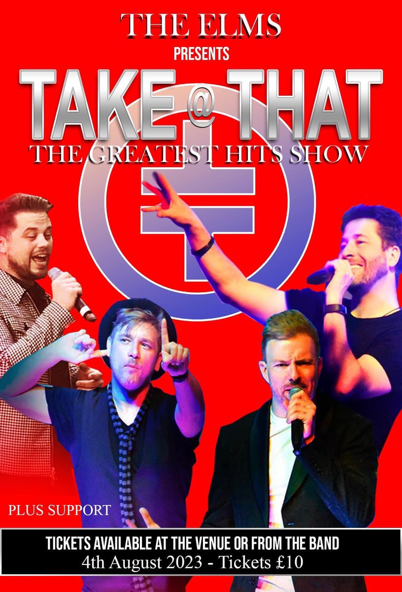 takeatthat's tweet photo. 4 weeks to go! Message us for tickets 🎟️🎟️ https://t.co/z7LNNYHrEU