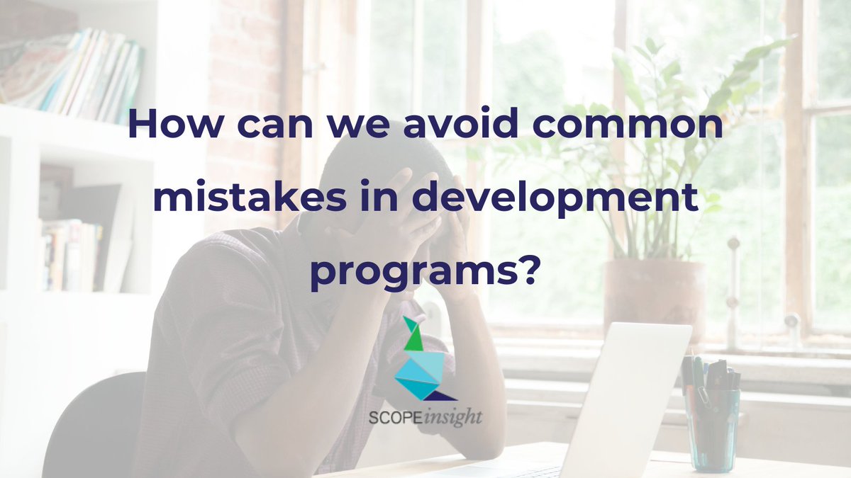 Many development programs encounter the same problems over and over. 📉 We've determined what some of the most common problems are and how to solve or avoid them. Read our article to check out our tips for mistake-free programs! Read more here 👉 scopeinsight.com/the-five-mista…