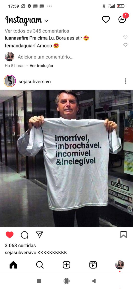 Quem é que não sabe? Bolsonaro Fala muito mas é frouxo.