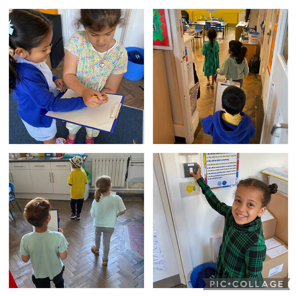 sthelensp's tweet photo. As part of go green day reception have been checking classrooms to make sure the lights are switched off, to save electricity. We are very impressed with all classes but have a note to write to one teacher! #sthpscitech #sthpeco #sthpmatnum https://t.co/XKpFC8yqbm