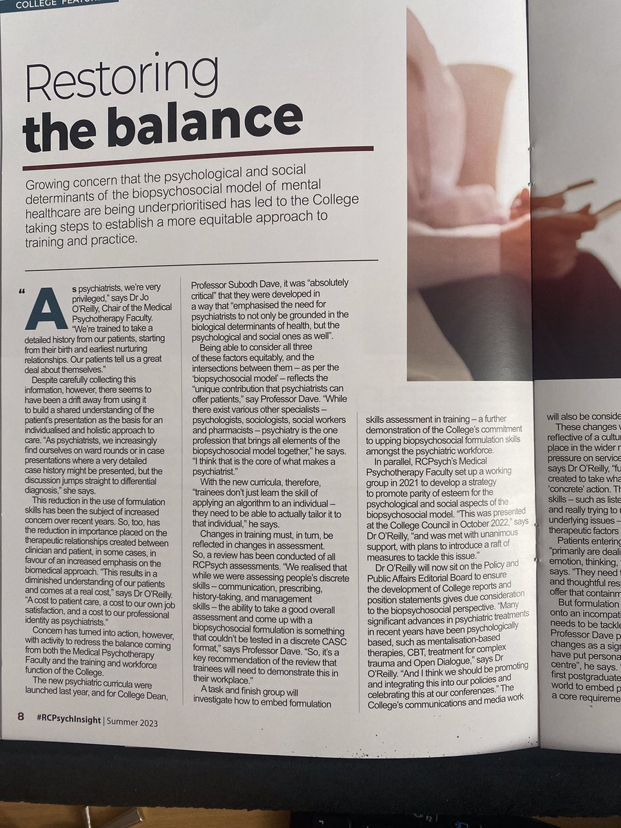 ManalMaraghy1's tweet photo. Back to basic
@rcpsych @subodhdave1 #RCPsychinsight
Better understanding to patient’s needs, better therapeutic relationship, better care. https://t.co/ZeHCjHDBOp