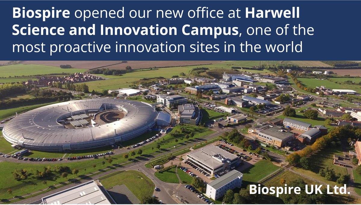 biospireglobal's tweet photo. #Biospire の英国法人は、英国政府 @UKRI_News がイノベーションの戦略拠点と位置付ける @HarwellCampus に入居し、多くのコラボレーションを産み出しています
#innovation #collaboration https://t.co/E0YZSr9BSt