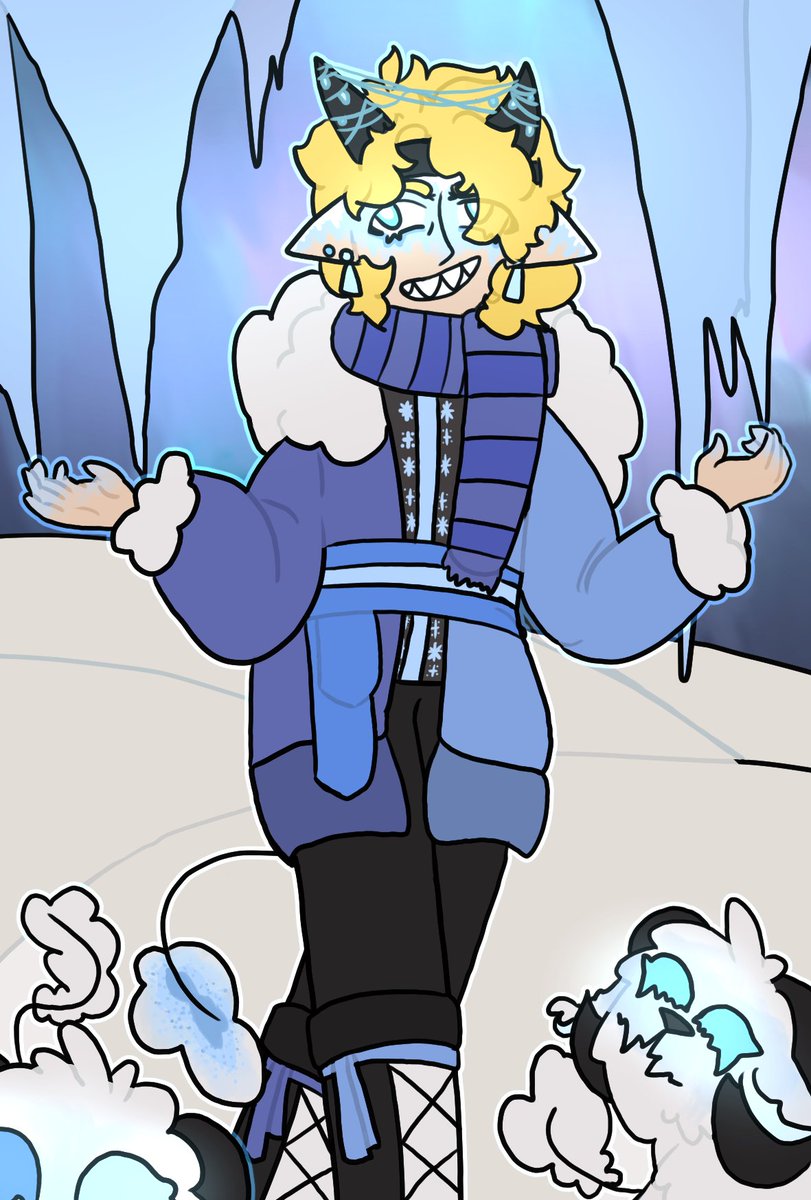 A lil Martyn drawing I did he's just vibing with the Collins. #Inthelittlewood #mcytfanart #NewLifeSMPfanart  #itlwart