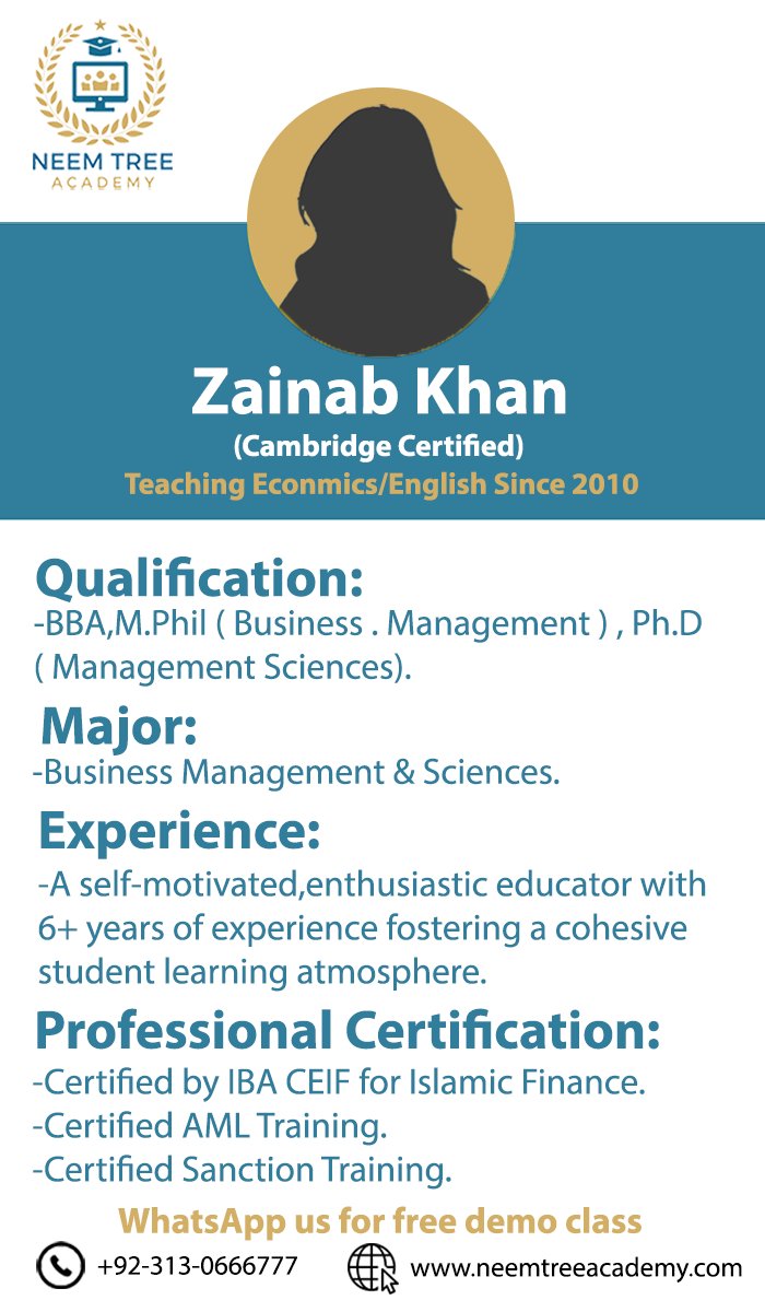neemtreeacademy's tweet image. #Education #Educator #Motivation #Enthusiasm #StudentLearning #Experience #Teaching #Qualification #BusinessManagement #ManagementSciences #BBA #MPhil #PhD #IslamicFinance #AMLTraining #SanctionTraining #EducationalDevelopment #TeacherLife #Leadership #ContinuousLearning