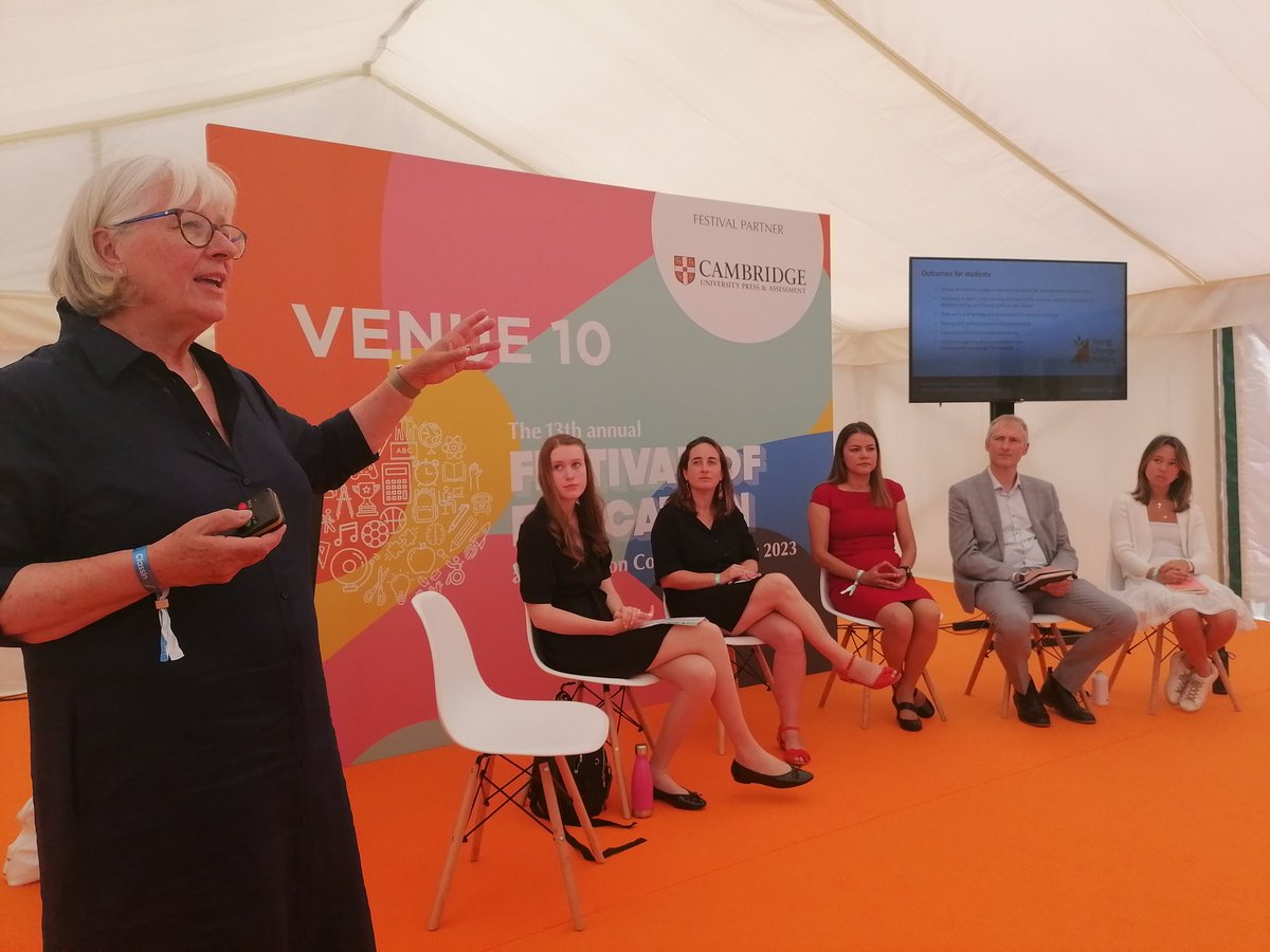 Fabulous session from SEEd on Changemakers: poetry, passion and purpose from our panel 🌍 Come and connect at the SEEd stall - special thank you to our student voices 🙏❤️ for sharing their learning and actions #Seeducating #FestivalofEducation #CambridgeUniversityandassessment