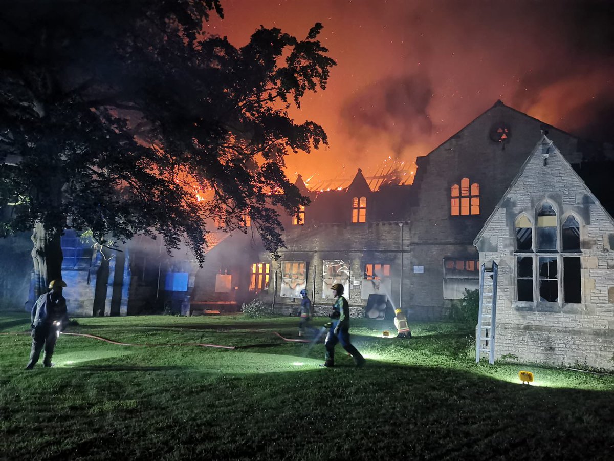 Sad to see that Junior House at Ushaw College -designed by Edward Pugin, has been badly damaged by fire.