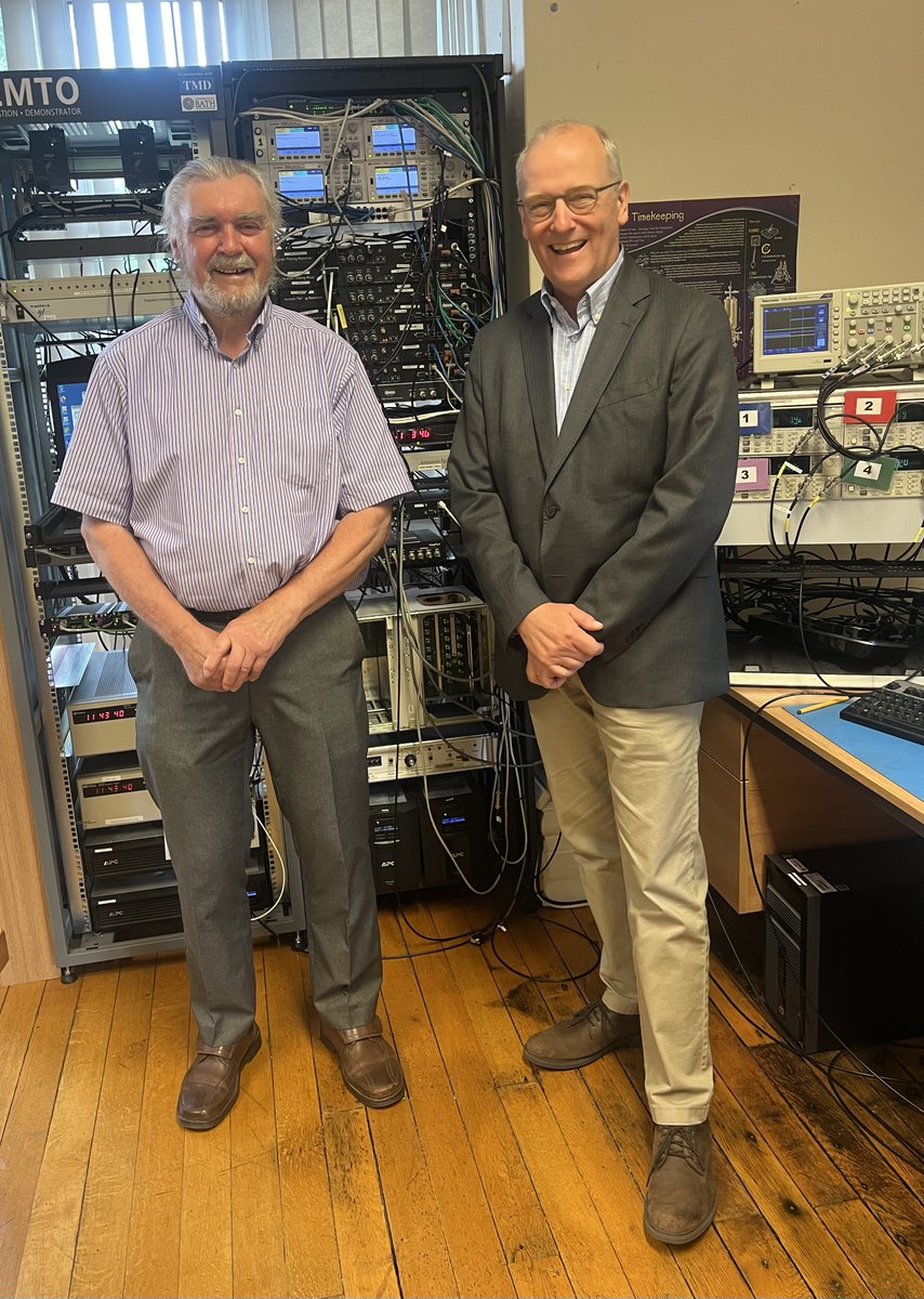 ChronosTechno's tweet photo. Chronos is an active member of the @at_RIN  and we were very pleased to welcome RIN Director John Pottle this week for a Resilient PNT catch up with Charles Curry. https://t.co/5vcX125j26