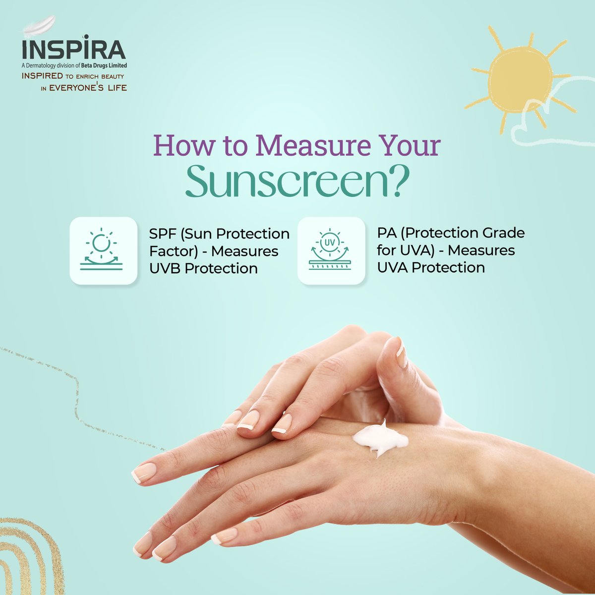 infoo_inspira's tweet photo. When choosing a sunscreen, pay attention to both SPF and PA ratings. Look for 50+ SPF to shield against UVB rays and PA ++ rating for UVA defense.
for more info:
https://t.co/9klRuPAqBl
#sunscreen #measure #informativecontent #uvbprotection #uvaprotection #sunscreenlotion https://t.co/dDwdW36Gm3