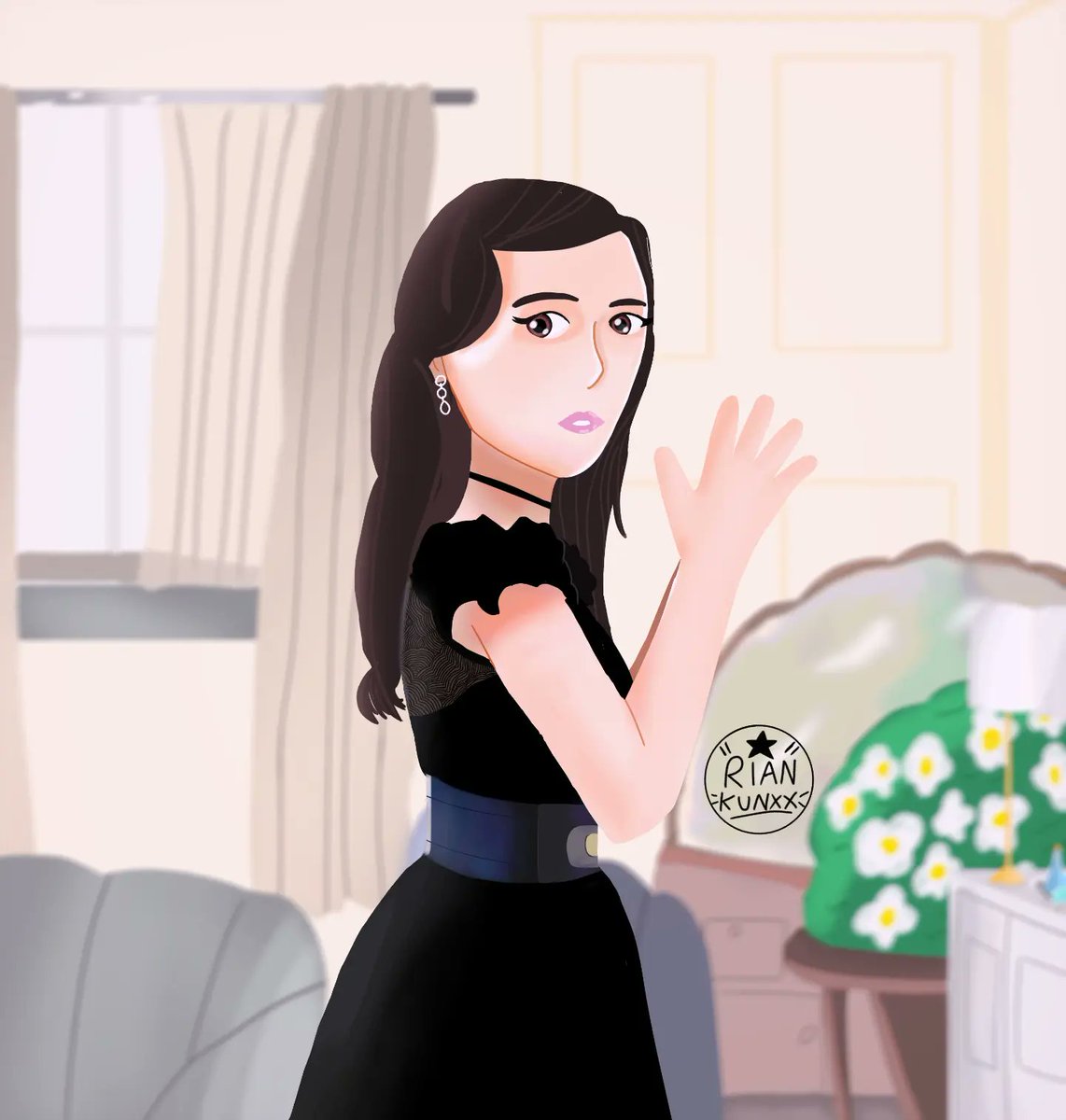 ryankunxz's tweet photo. 꽃향기만 남기고 갔단다🌹🎶🎶
(There was nothing lef't but a scent of a flower🌹)🎶🎶
•
Fanart MV Flower from Jisoo Blackpink solo 💖
#digitalart #drawing #JISOO #BLACKPINK #jisooflower #jisooblackpink #ibispaintx #jisoofanart #kpop #blackpinkfanart #illustration #digitaldrawing https://t.co/fDEUSPBdyp
