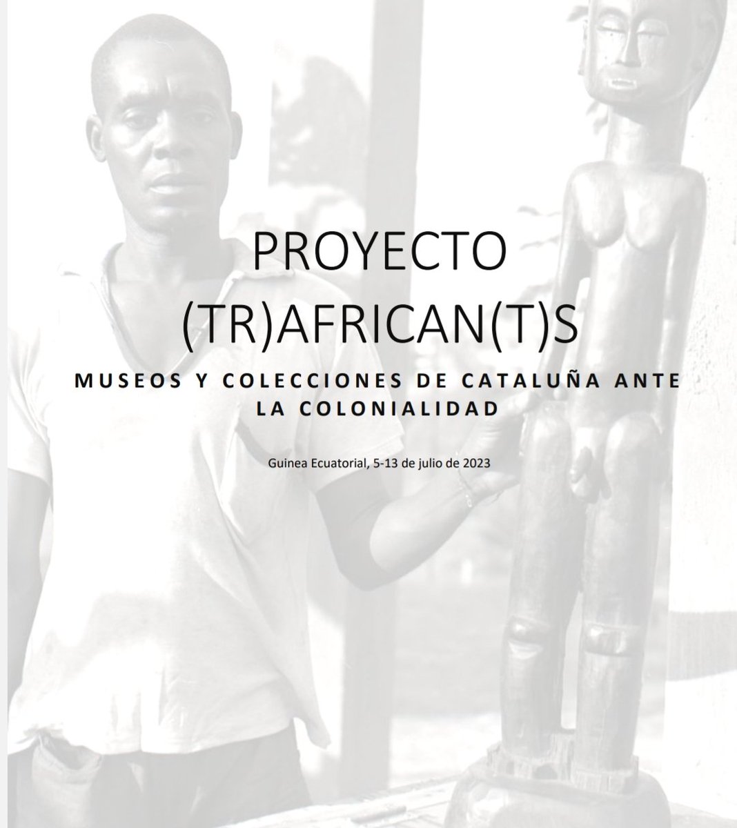 El treball per avançar en la descolonització dels museus passa també per compartir, contrastar i discutir el projecte a les ex-colònies. Laida Memba, Alba Valenciano i Sarai Martín, tres companyes de (Tr)african(t)s visiten Guinea Equatorial per iniciar la tasca. #Trafricants