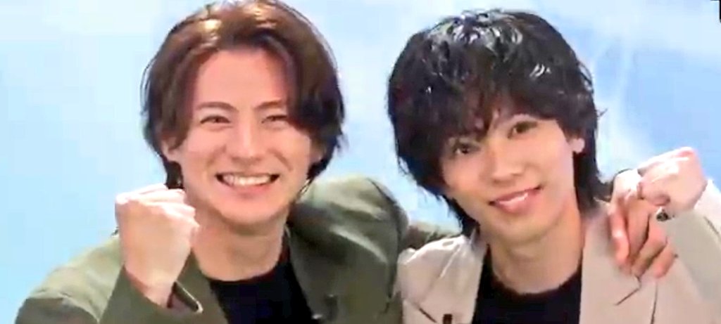 maro012729's tweet photo. 紫耀くん、神くんおかえりなさい！
二人の笑顔がまた見れて幸せです

 #平野紫耀
 #神宮寺勇太 
 #じぐひらおかえり 
 #TOBECONTINUED_02 https://t.co/YNQofEG9cM