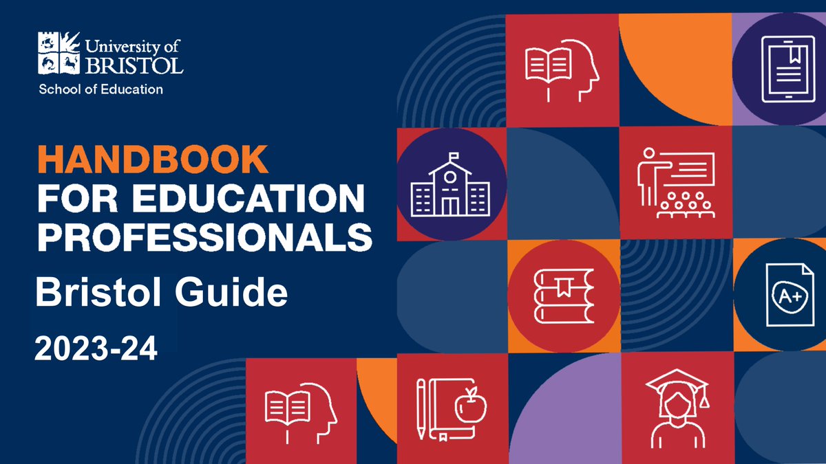 BristolUniDocs's tweet photo. The Handbook for #Education Professionals: #BristolGuide 2023-2024 is now available to pre-order for August publication.
Visit the website for details:
https://t.co/3YJJgaCPQs
It's your guide to the English education system.
#teachertwitter #teacher #teach #student https://t.co/I4ss0ngQQS