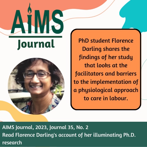 What are the facilitators & barriers to the implementation of a physiological approach to care in labour in an obstetric unit? Read Florence Darling's account of her illuminating Ph.D. research aims.org.uk/journal/item/b…