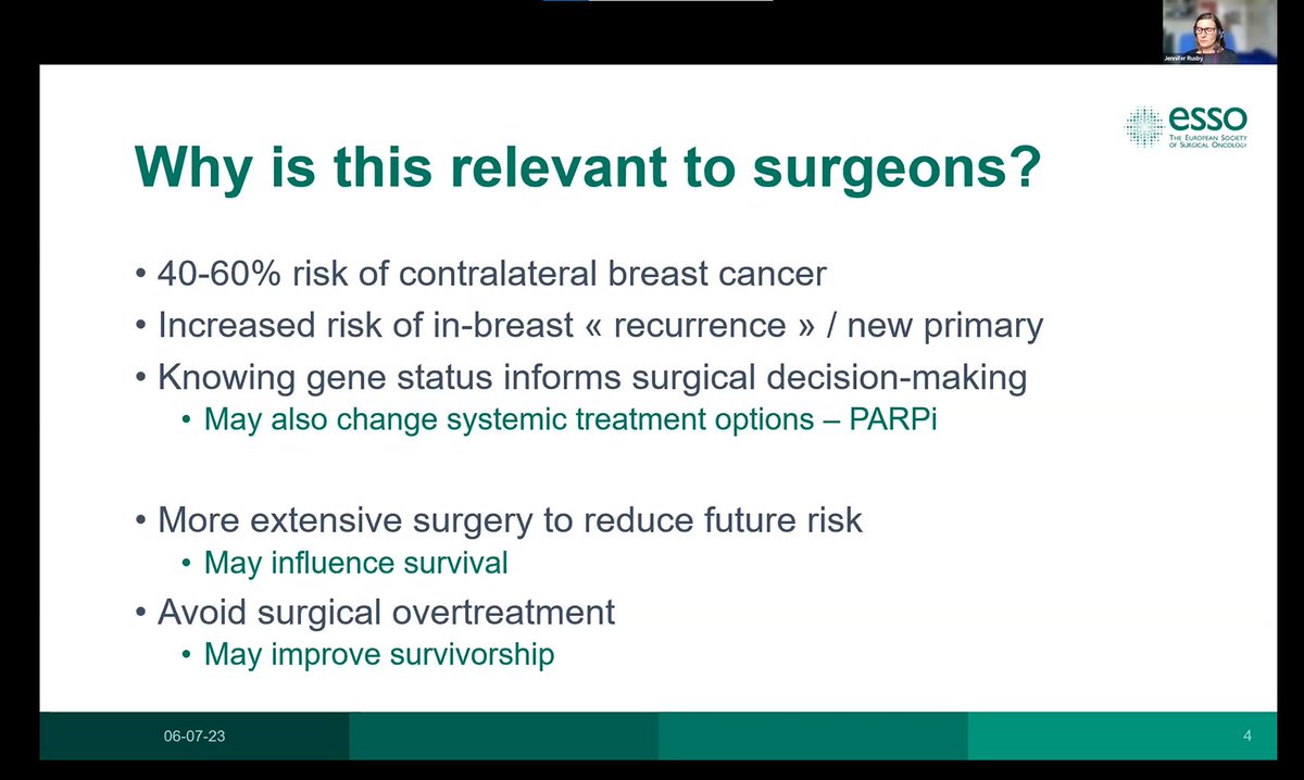 ESSOnews's tweet photo. Thank you for the informative webinar &amp; engaging discussion yesterday! 🗣️
#ESSOwebinars #GeneticTesting #BreastCancer #BRCA #CancerGenetics @EYSAC1 @me4_so @BreastMe4 @itrisabel @judithbalmana @FallowfieldLJ @jennyrusby https://t.co/EjSnMtlJN4