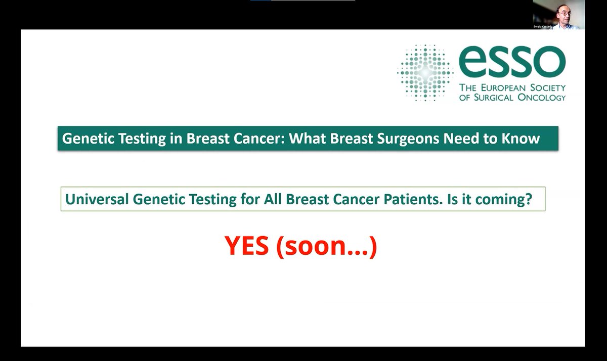 ESSOnews's tweet photo. Thank you for the informative webinar &amp; engaging discussion yesterday! 🗣️
#ESSOwebinars #GeneticTesting #BreastCancer #BRCA #CancerGenetics @EYSAC1 @me4_so @BreastMe4 @itrisabel @judithbalmana @FallowfieldLJ @jennyrusby https://t.co/EjSnMtlJN4